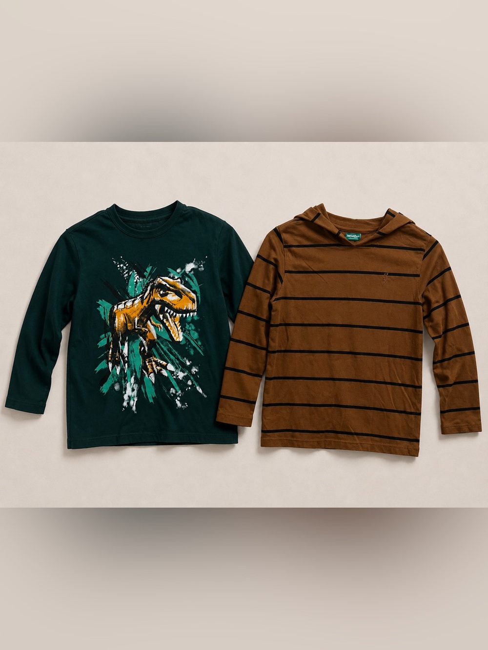 Two Long-Sleeve Shirt Boys Bundle
